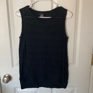 Navy blue Ann Taylor sweater vest